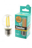 Лампа светодиодная Camelion LED12-G45-FL/830/E27 Филамент 12Вт E27 3000K BL1 от магазина РЭССИ