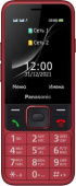 Мобильный телефон Panasonic TF200 32Mb красный моноблок 2Sim 2.4" 240x320 0.3Mpix GSM900/1800 MP3 FM microSD max32Gb от магазина РЭССИ