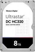 Жесткий диск WD SATA-III 8Tb 0B36404 HUS728T8TALE6L4 Ultrastar DC HC320 (7200rpm) 256Mb 3.5" от магазина РЭССИ