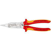 Электромонтажные клещи Knipex VDE 6-в-1 зачистка: 0.75 - 1.5 + 2.5 мм L-200 мм KN-1396200SB от магазина РЭССИ