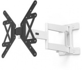 Кронштейн для телевизора Hama FULLMOTION Extra-long Arm черный/белый 32"-65" макс.50кг настенный поворот от магазина РЭССИ