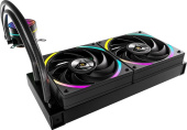 Система водяного охлаждения Formula Oasis L240 ARGB Soc-AM5/AM4/1200/2066/1700/1851 черный 4-pin 1-27.2dB Al+Cu 310W Ret (OASIS L240 ARGB BK) от магазина РЭССИ