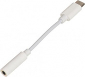 Переходник Buro BHP TPC-JCK Jack 3.5 (f)-USB Type-C (m) белый от магазина РЭССИ