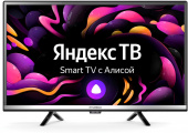 Телевизор LED Hyundai 24" H-LED24BS5000 Яндекс.ТВ черный HD 60Hz DVB-T DVB-T2 DVB-C DVB-S DVB-S2 WiFi Smart TV от магазина РЭССИ
