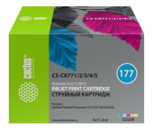 Картридж струйный Cactus CS-C8771/2/3/4/5 №177 голубой/пурпурный/желтый/светло-голубой/светло-пурпурный набор (11.4мл) для HP PS 2113/3313/8253/8200 от магазина РЭССИ