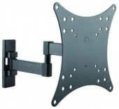 Кронштейн для телевизора Ultramounts UM877 черный 23"-42" макс.20кг настенный поворотно-выдвижной и наклонный от магазина РЭССИ