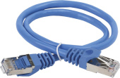 Патч-корд ITK PC03-C5EFL-1M F/FTP индивидуальный и общий экран RJ-45 вил.-вилка RJ-45 кат.5E 1м синий LSZH от магазина РЭССИ