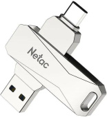 Флеш Диск Netac 256GB U782C NT03U782C-256G-30PN USB3.0 серебристый от магазина РЭССИ