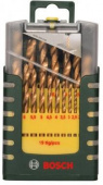 Набор сверл Bosch HSS-TiN (2607017152) по металлу (19пред.) для перфораторов от магазина РЭССИ
