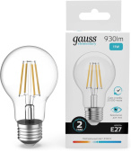 Лампа филам. Gauss Filament 11Вт цок.:E27 груша св.свеч.бел.нейт. (упак.:10шт) (22221) от магазина РЭССИ