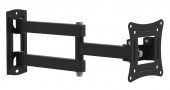 Кронштейн для телевизора Buro FL2S черный 15"-29" макс.12кг настенный поворотно-выдвижной и наклонный от магазина РЭССИ
