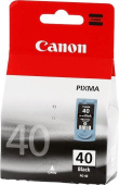 Картридж струйный Canon PG-40BK 0615B001 черный (400стр.) для Canon FAX-JX200, FAX-JX500; PIXMA IP1200, IP1700, IP2200, IP6210, MP140, MP150, MP160, MP170, MP180, MP190, MP210, MP220, MP450, MP460, MP470, MX300, MX310, iP1300, iP1600, iP1800, iP1900, iP25 от магазина РЭССИ