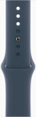 Смарт-часы Apple Watch Series 9 A2980 45мм OLED корп.серебристый Sport Band рем.синий разм.брасл.:160-210 мм (MR9E3ZP/A) от магазина РЭССИ
