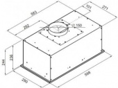 Вытяжка встраиваемая Maunfeld Crosby Power 60 белый управление: кнопочное (1 мотор) от магазина РЭССИ