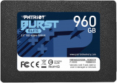 Накопитель SSD Patriot SATA III 960Gb PBE960GS25SSDR Burst Elite 2.5" от магазина РЭССИ
