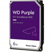 Жесткий диск WD SATA-III 6TB WD64PURZ Surveillance Purple (5400rpm) 256Mb 3.5" от магазина РЭССИ