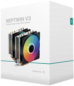 Устройство охлаждения(кулер) Deepcool NEPTWIN V3 Soc-AM4/1151/1200/1700 4-pin 15-27dB Al+Cu 220W 1039gr LED Ret от магазина РЭССИ