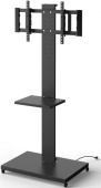 Подставка для телевизора Holder PR-107 черный 32"-70" макс.60кг напольный поворот и наклон от магазина РЭССИ