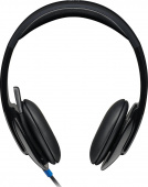 Наушники с микрофоном Logitech H540 черный 1.8м накладные USB оголовье (981-000480) от магазина РЭССИ