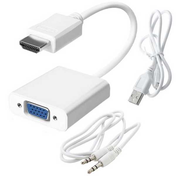 HDMI (m)-VGA (f)+AUX Power от магазина РЭССИ