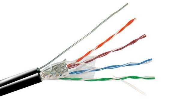 Витая пара F/UTP кат 5e 4х2х0.51 AWG24 Premium с тросом PE OUT от магазина РЭССИ