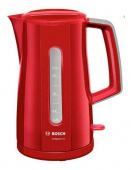 Чайник электрический Bosch TWK3A014 1.7л. 2400Вт красный (корпус: пластик) от магазина РЭССИ