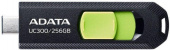 Флеш Диск A-Data 256Gb Type-C UC300 ACHO-UC300-256G-RBK/GN USB3.2 черный/зеленый от магазина РЭССИ