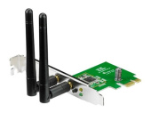 Сетевой адаптер Wi-Fi Asus PCE-N15 N300 PCI Express (ант.внеш.съем) 2ант. от магазина РЭССИ