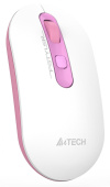 Мышь A4Tech Fstyler FG20 Sakura белый/розовый оптическая (2000dpi) беспроводная USB для ноутбука (4but) от магазина РЭССИ
