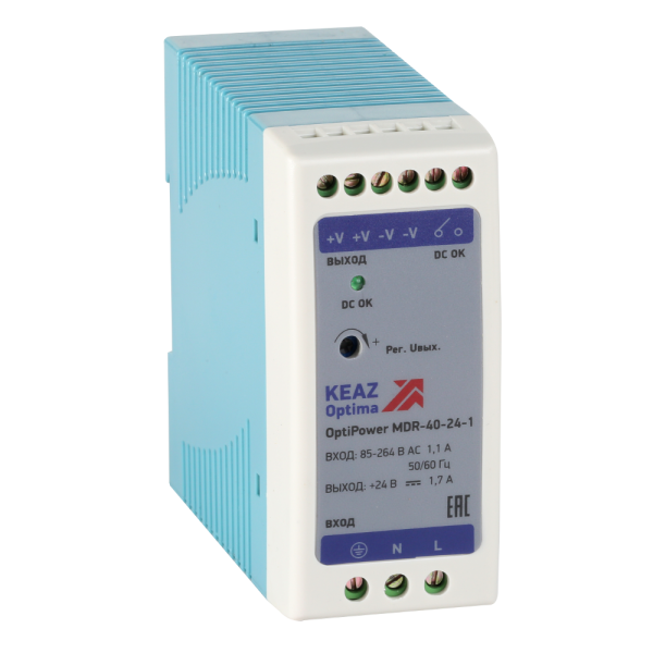 Блок питания OptiPower MDR-40-24-1 от магазина РЭССИ