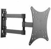 Кронштейн для телевизора Ultramounts UM867 черный 23"-42" макс.20кг настенный поворот и наклон от магазина РЭССИ