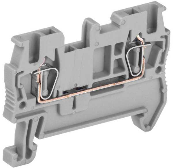 Клемма пружинная КПИ 2в-1.5 17.5А сер. YZN11-001-K03 от магазина РЭССИ