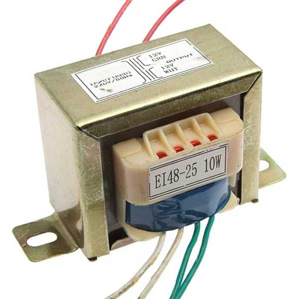 EI48*25 220v to 2x12v 10W от магазина РЭССИ