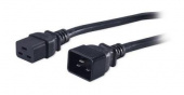 Шнур питания Hyperline PWC-IEC19-IEC20-3.0-BK C19-C20 проводник.:3x1.5мм2 3м 250В 16А (упак.:1шт) черный от магазина РЭССИ