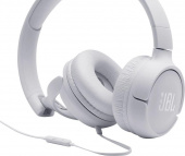 Гарнитура накладные JBL Tune 500 1.187м белый проводные оголовье (JBLT500WHT) от магазина РЭССИ