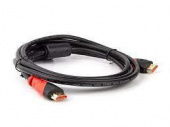Кабель Telecom HDMI (m)/HDMI (m) 3м. феррит.кольца позолоч.конт. черный (TCG220F-3M) от магазина РЭССИ
