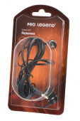 Наушники Pro Legend Lite PL5000 затычки, черные, 20-20kHz, 102#3dB, 32 Ом, шнур 1м BL1 от магазина РЭССИ