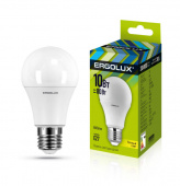 Лампа Ergolux LED-A60-10W-E27-3K от магазина РЭССИ