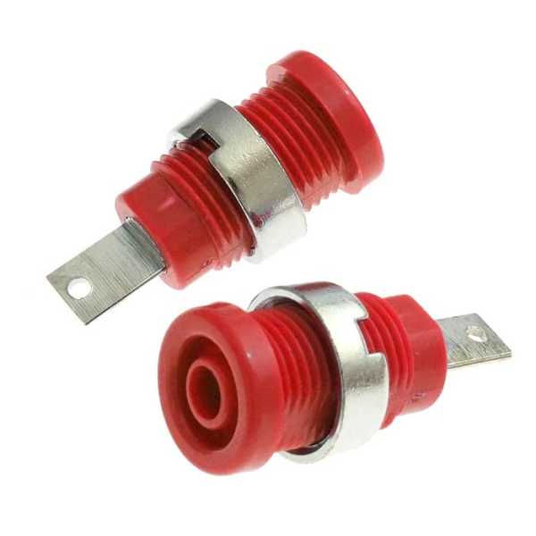 Z013 4mm panel jack RED от магазина РЭССИ