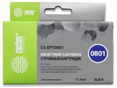 Картридж струйный Cactus CS-EPT0801 T0801 черный (11.4мл) для Epson Stylus PhotoP50/PX650/PX660/PX700/PX700W/PX710/PX710W/PX720/PX720WD/PX800/PX800FW/PX810/PX810FW/PX820/PX820FWD/R265/R285/R360/RX560/RX585/RX685 от магазина РЭССИ