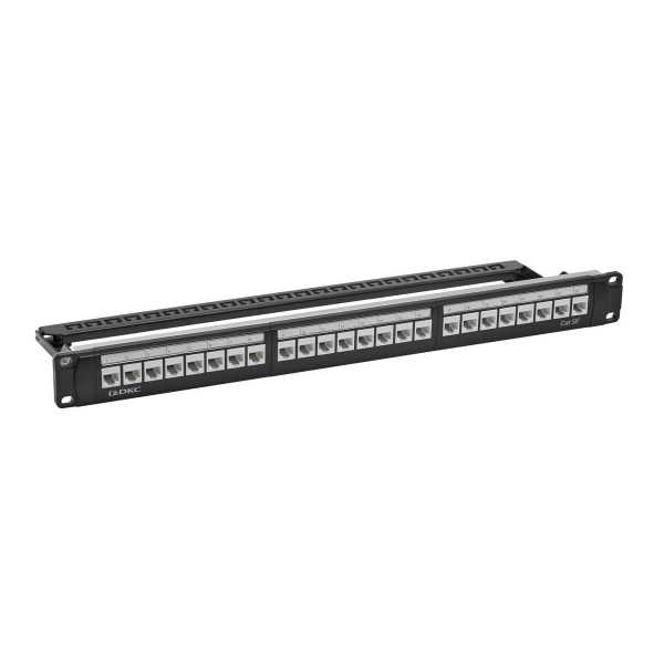 Патч-панель 19'',1U,CAT5E, 24 модуля RJ45, неэкранир ованная от магазина РЭССИ