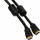 Кабель аудио-видео Ningbo HDMI-5M-MG HDMI (m)/HDMI (m) 5м. феррит.кольца позолоч.конт. черный от магазина РЭССИ