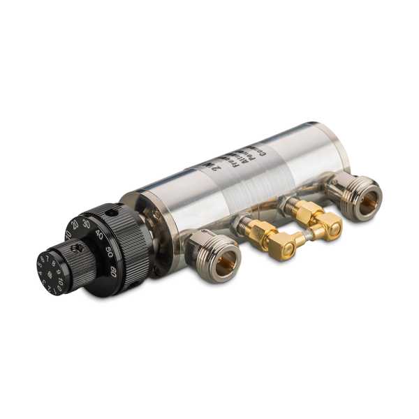 Аттенюатор с ручным управлением 0-70 дБ N-50-70-2 (0-6 ГГц) TWVALN-2-6-70-1 от магазина РЭССИ