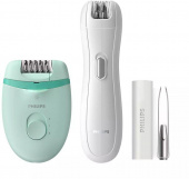 Эпилятор Philips BRP529/00 скор.:2 насад.:1 от аккум. зеленый от магазина РЭССИ