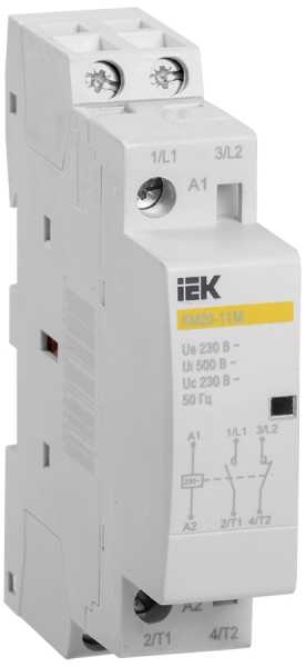 Контактор модульный КМ20-11М AC IEK от магазина РЭССИ