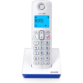 Р/Телефон Dect Alcatel S230 RU белый/синий АОН