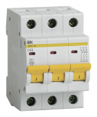 Выключатель автоматический IEK MVA20-3-040-C ВА47-29 40A тип C 4.5kA 3П 400В 3мод белый (упак.:1шт) от магазина РЭССИ