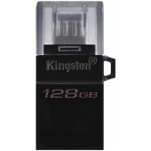 Флеш Диск Kingston 128Gb DataTraveler microDuo 3 G2 DTDUO3G2/128GB USB3.0 черный от магазина РЭССИ