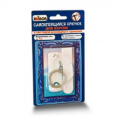 Крючок для картин Unibob самоклеящийся белый пластик (упак: 1шт) (49000) от магазина РЭССИ