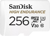 Флеш карта microSDXC 256GB Sandisk SDSQQNR-256G-GN6IA High Endurance V30 + adapter от магазина РЭССИ